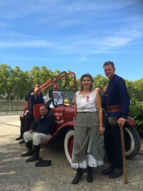 7 septembre 2018. AVIGNON, bivouac, Commémoration Grande Guerre.