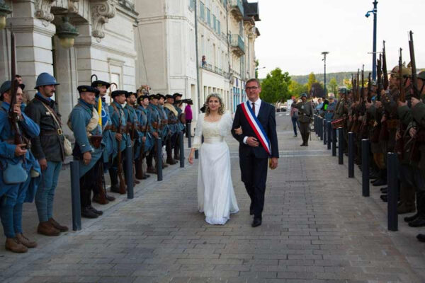 27 mai 2016. Monument de la Victoire à Verdun, interprétation de « Stille Nacht », à 20h30 au Théâtre: Concert « Des voix sacrées sur la Voie Sacrée ». (Photos de Jean-José WANEGUE).