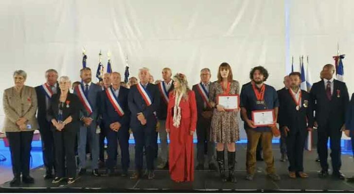 16 octobre 2022. Montpellier (34), mairie, prix des apprentis SMLH. Quels  merveilleux moments partagés lors de la Cérémonie de remise des Prix  aux apprentis de l’Herault par la SMLH. Un immense bravo à tous ces  apprentis, sur la photo Clément Costa et Nathan Dubois pour leur prix  d’Honneur, accessit Excellence! Belle route à vous… Vivez vos rêves!!!