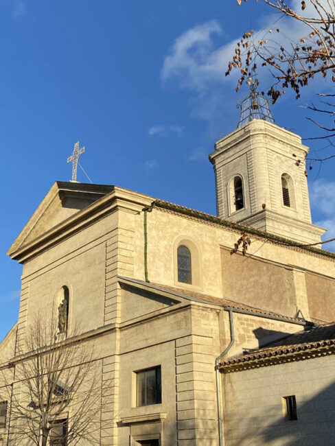 Mardi 17 janvier 2023. Marseillan (34), messe d’obsèques en l’église Saint-Jean-Baptiste.