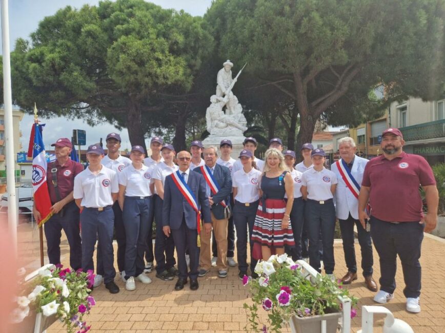 Samedi 17 et dimanche 18 juin 2023. Palavas (34), apprentissage de La Marseillaise et du Chant des Partisans aux jeunes volontaires du Service National Universelle, le SNU.