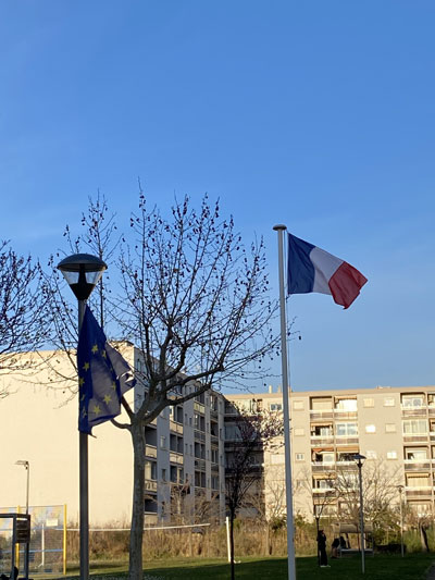 Vendredi 23 février 2024. Palavas-Les-Flots (34), cérémonie du SNU, promotion « Les enfants d’Isieu ». Apprentissage de « La Marseillaise » et du « Chant des Marais » aux 161 jeunes motivés d’Occitanie.