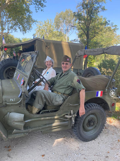 Jeudi 29 août 2024. Remoulins (30), Pont du Gard, Nathalie interprète « Le chant des Partisans » à l’occasion du 80ème anniversaire de la libération.